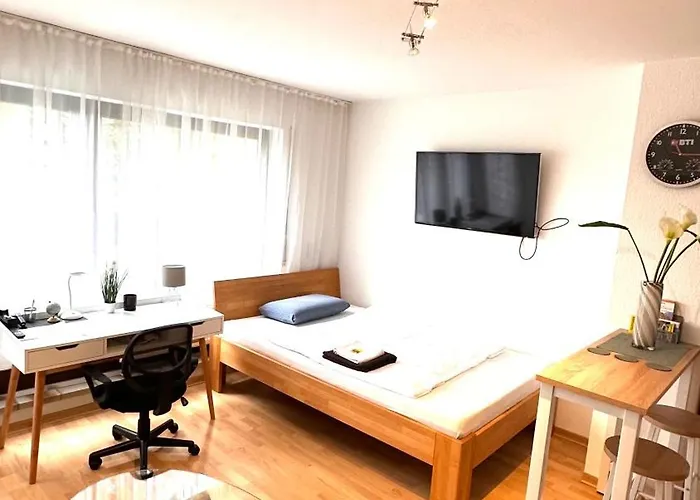 3-wiesbaden Studio-terrasse,wlan,parkplatz Frei